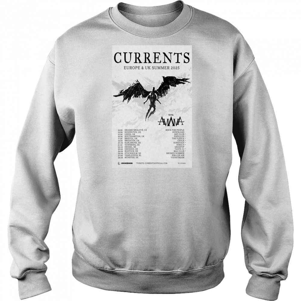 Currents Poster Europe & UK Summer 2025 Shirt Sweatshirt