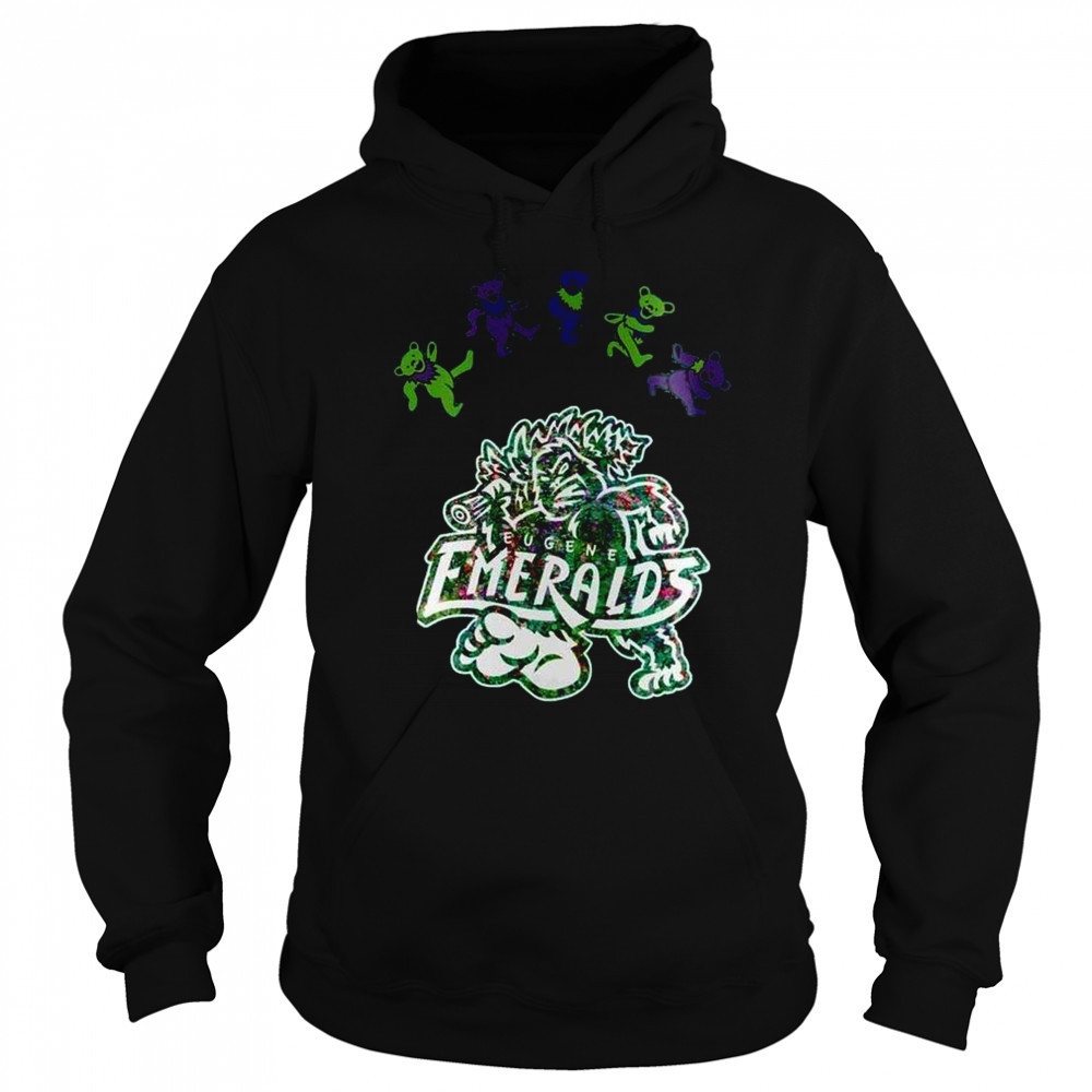 Eugene Emeralds Grateful Dead 60th Anniversary 2025 Baseball Shirt Hoodie