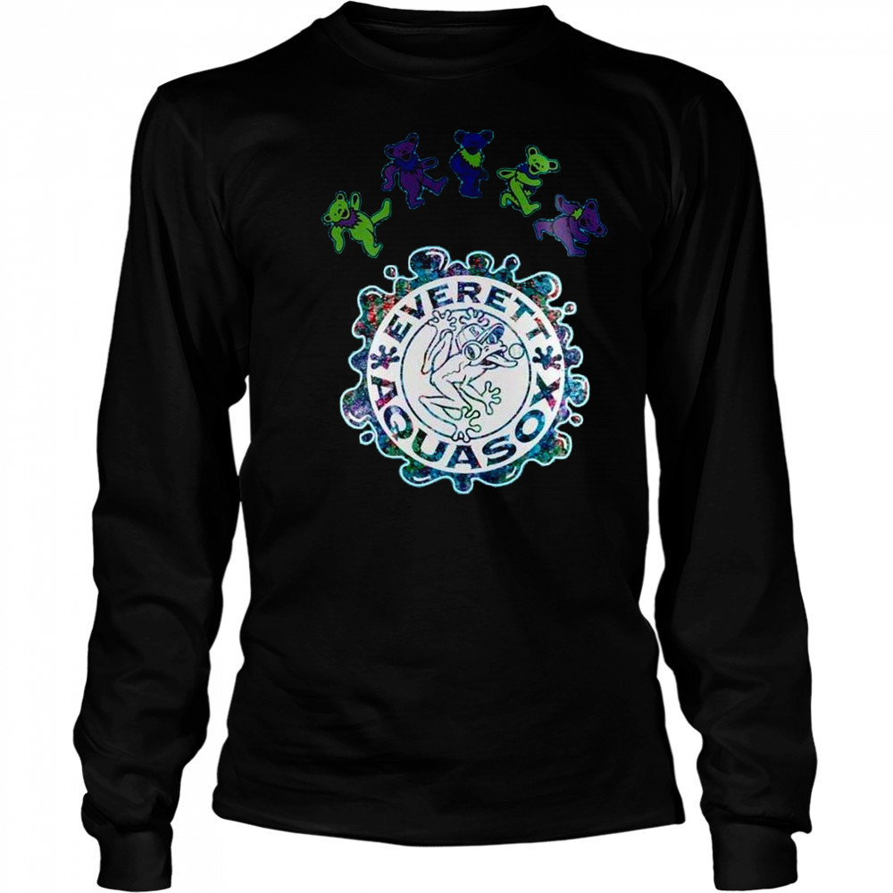 Everett AquaSox Grateful Dead 60th Anniversary 2025 Baseball Shirt Long Sleeved