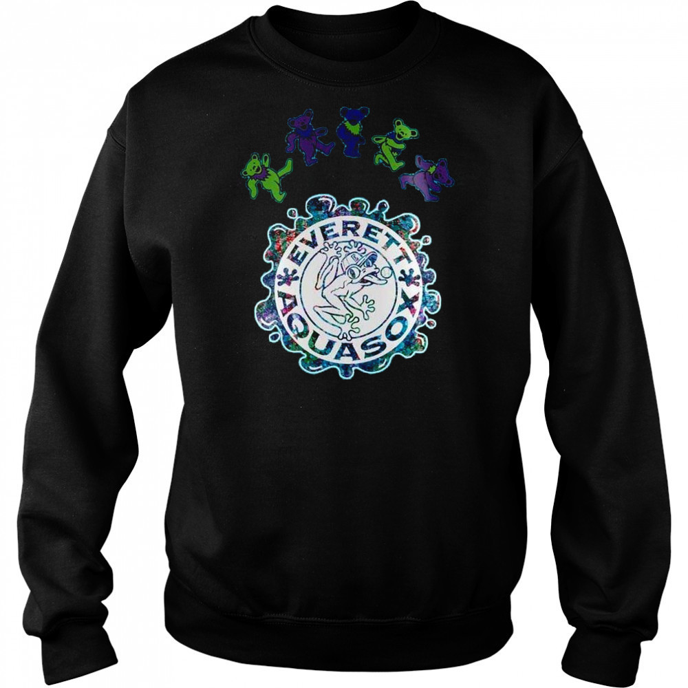 Everett AquaSox Grateful Dead 60th Anniversary 2025 Baseball Shirt Sweatshirt