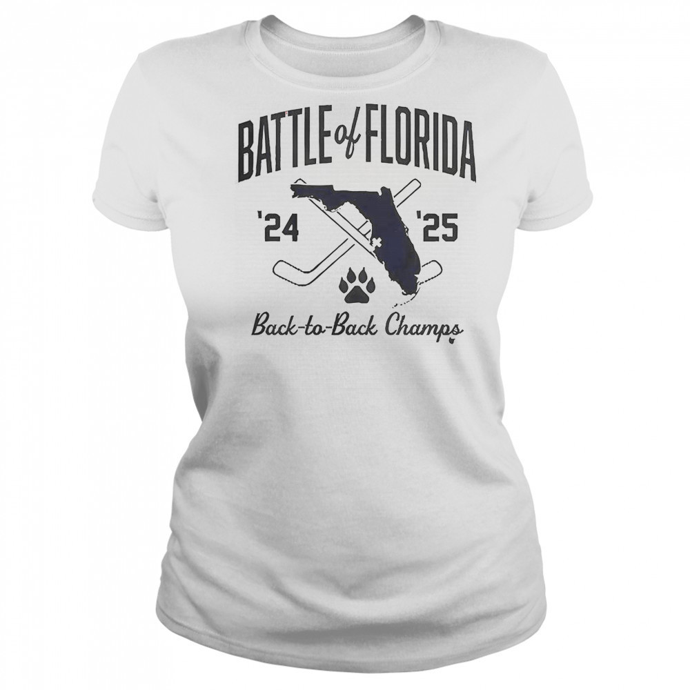 Florida Hockey Battle Of Florida Back To Back Champs T-Shirt Women's T-shirt