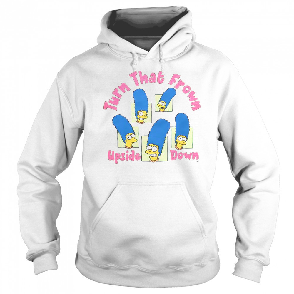 Funny The Simpsons Marge Turn That Frown Upside Down T-Shirt Hoodie