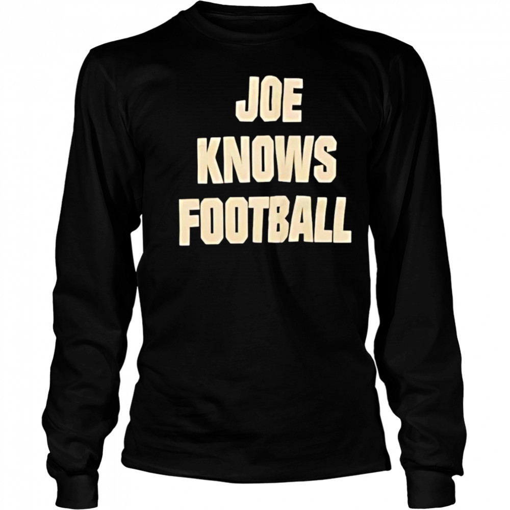 Joe knows football shirt Long Sleeved