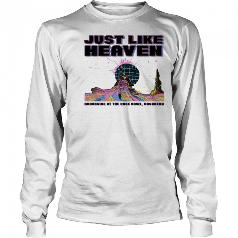 Just Like Heaven Disco Moon 2025 Lineup Brookside At The Rose Bowl Pasadena t-shirt Long Sleeved