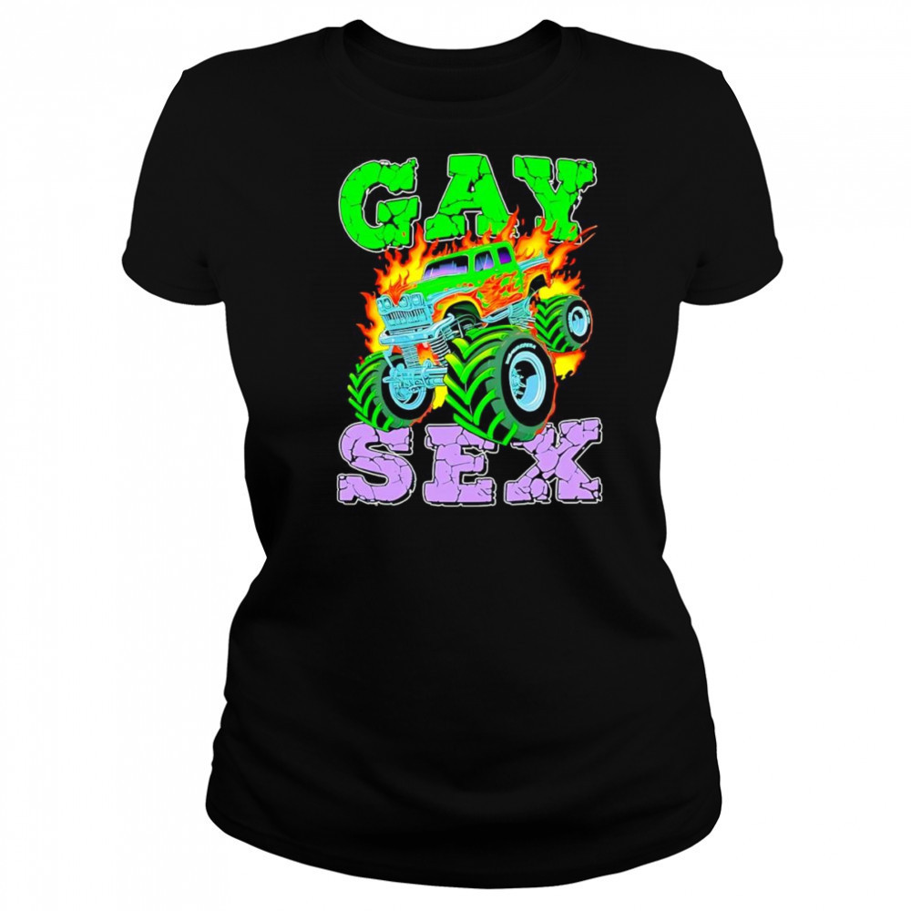 Monster truck gay sex shirt Women's T-shirt