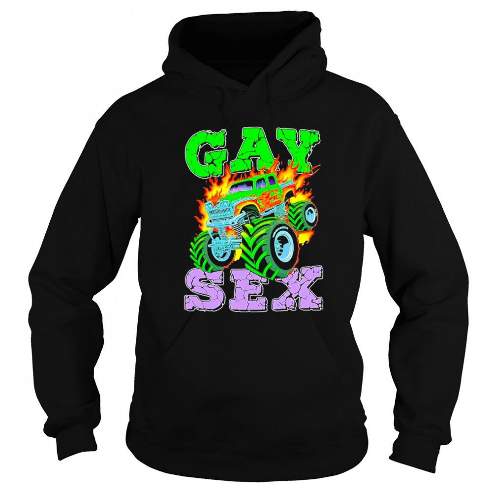 Monster truck gay sex shirt Hoodie