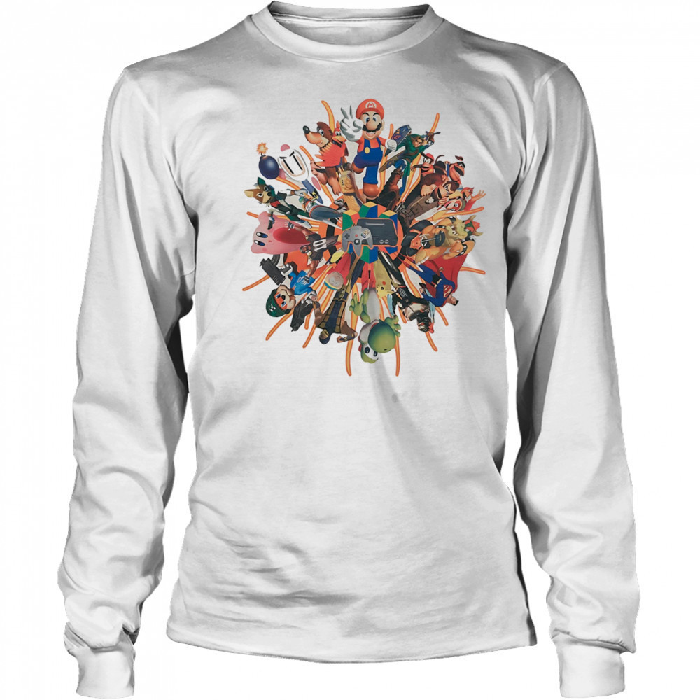 N64 RIP retro shirt Long Sleeved