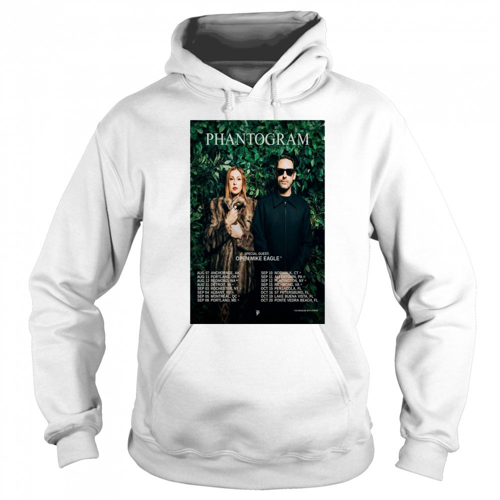 Phantogram Special Guest Open Mike Eagle Tour August September October 2025 t-shirt Hoodie
