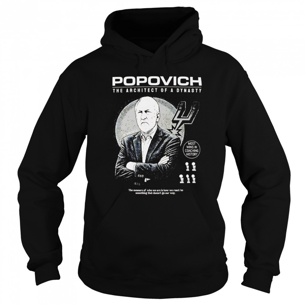 Popovich Architect of a Dynasty shirt Hoodie