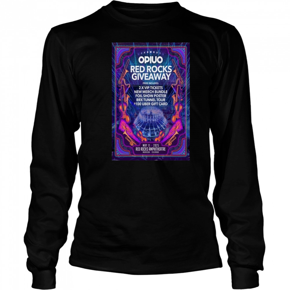 Red Rocks Amphitheatre At May 11 2025 Shirt Long Sleeved