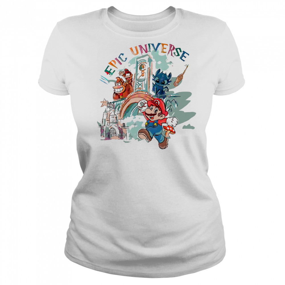 Retro Epic Universe Family Super Mario shirt Women's T-shirt