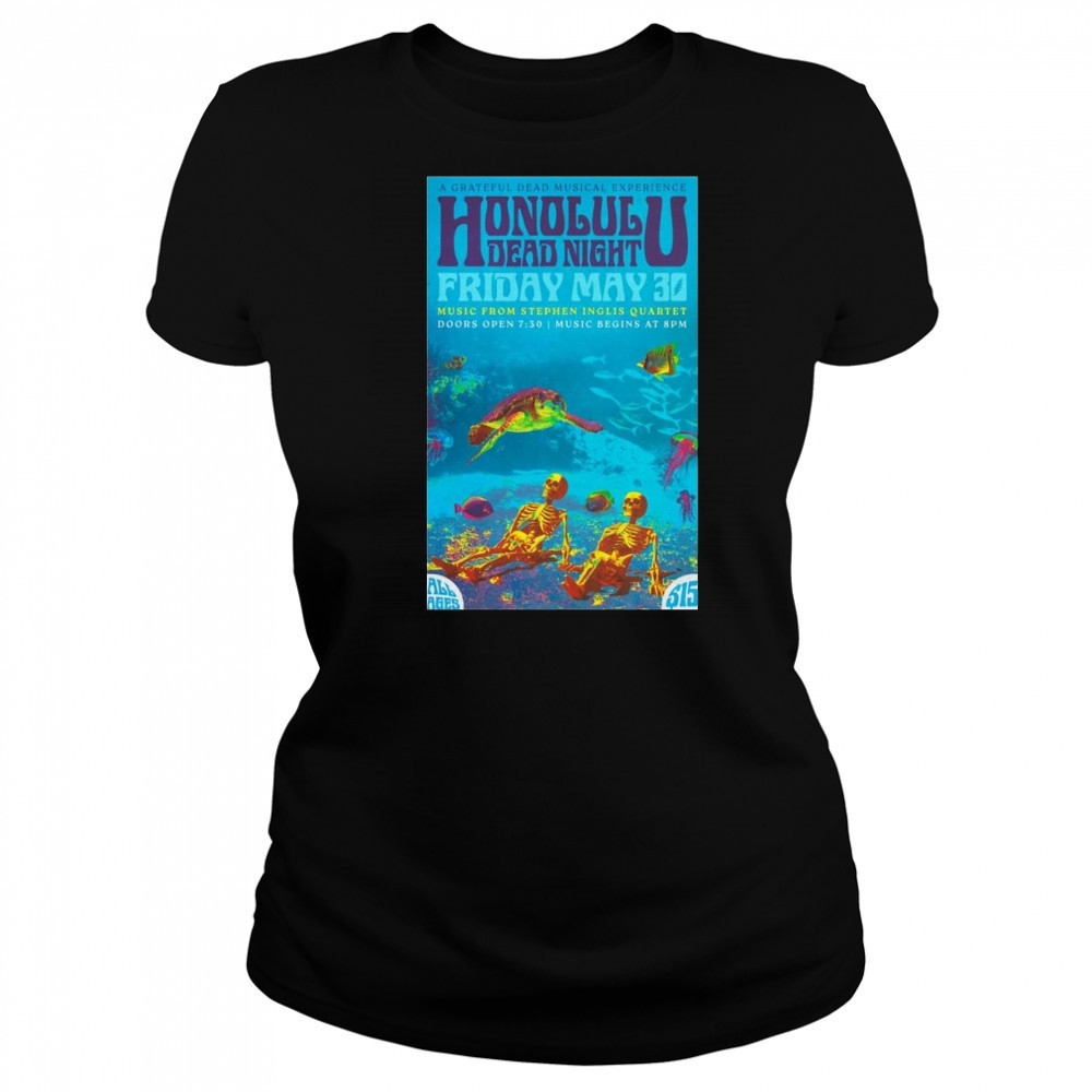 Slack Key Lounge Hawaii Honolulu Dead Night 2025 Shirt Women's T-shirt