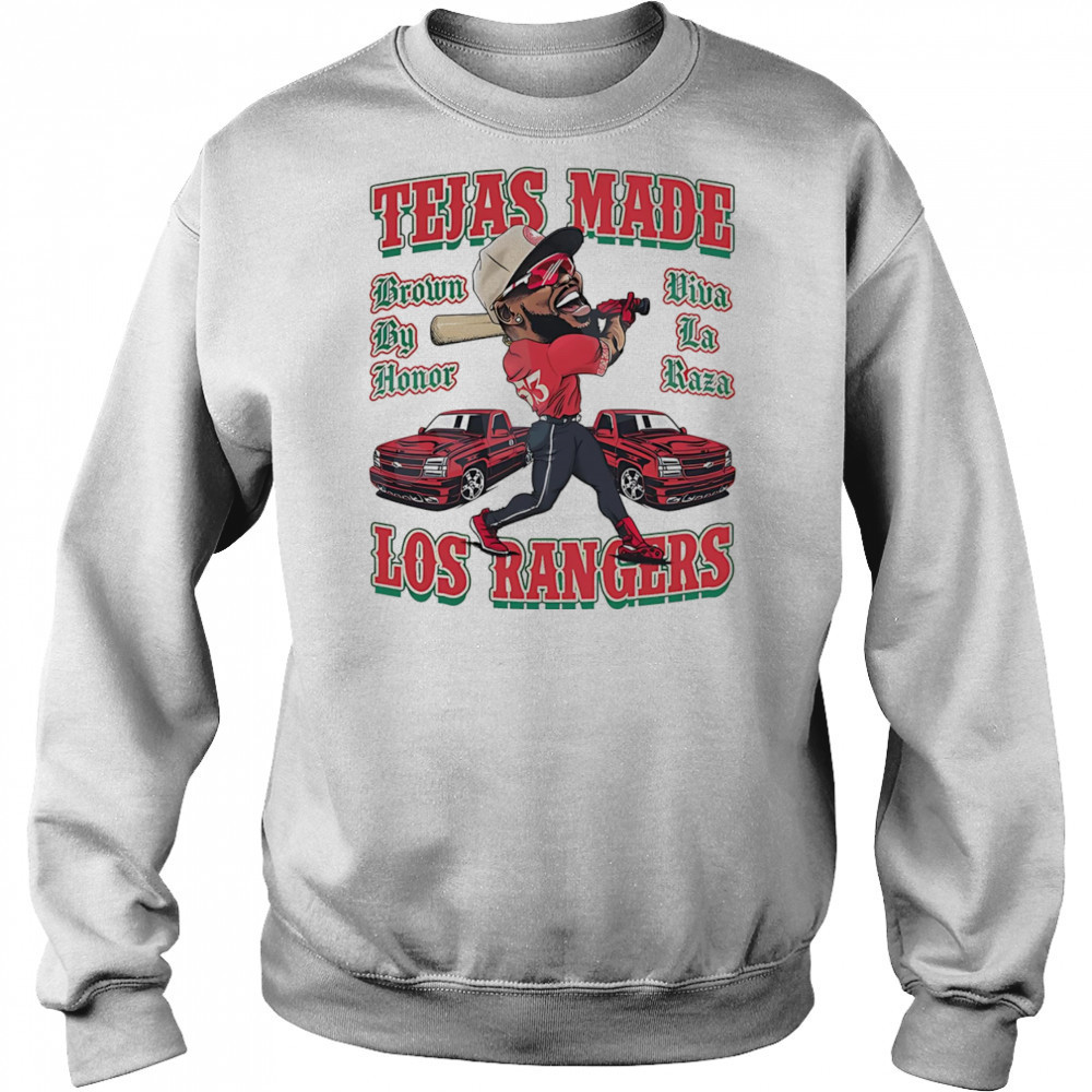 Tejas made Los Rangers shirt Sweatshirt