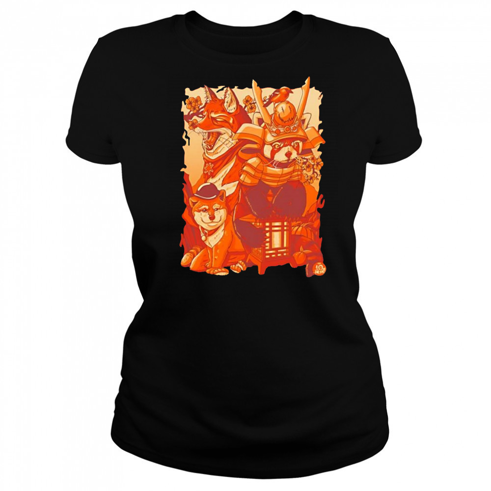 Tenhun Orange Fuzz shirt Women's T-shirt