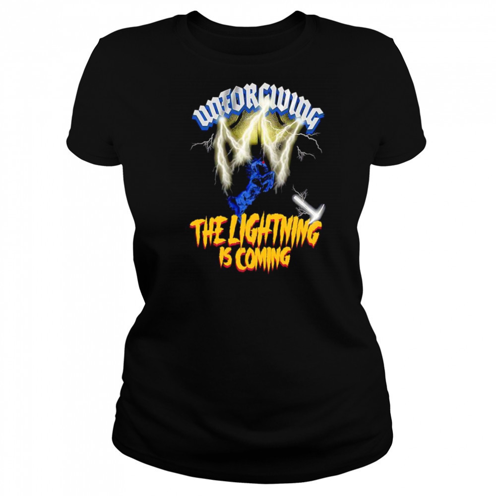 Unforgiving the lightning is coming shirt Women's T-shirt
