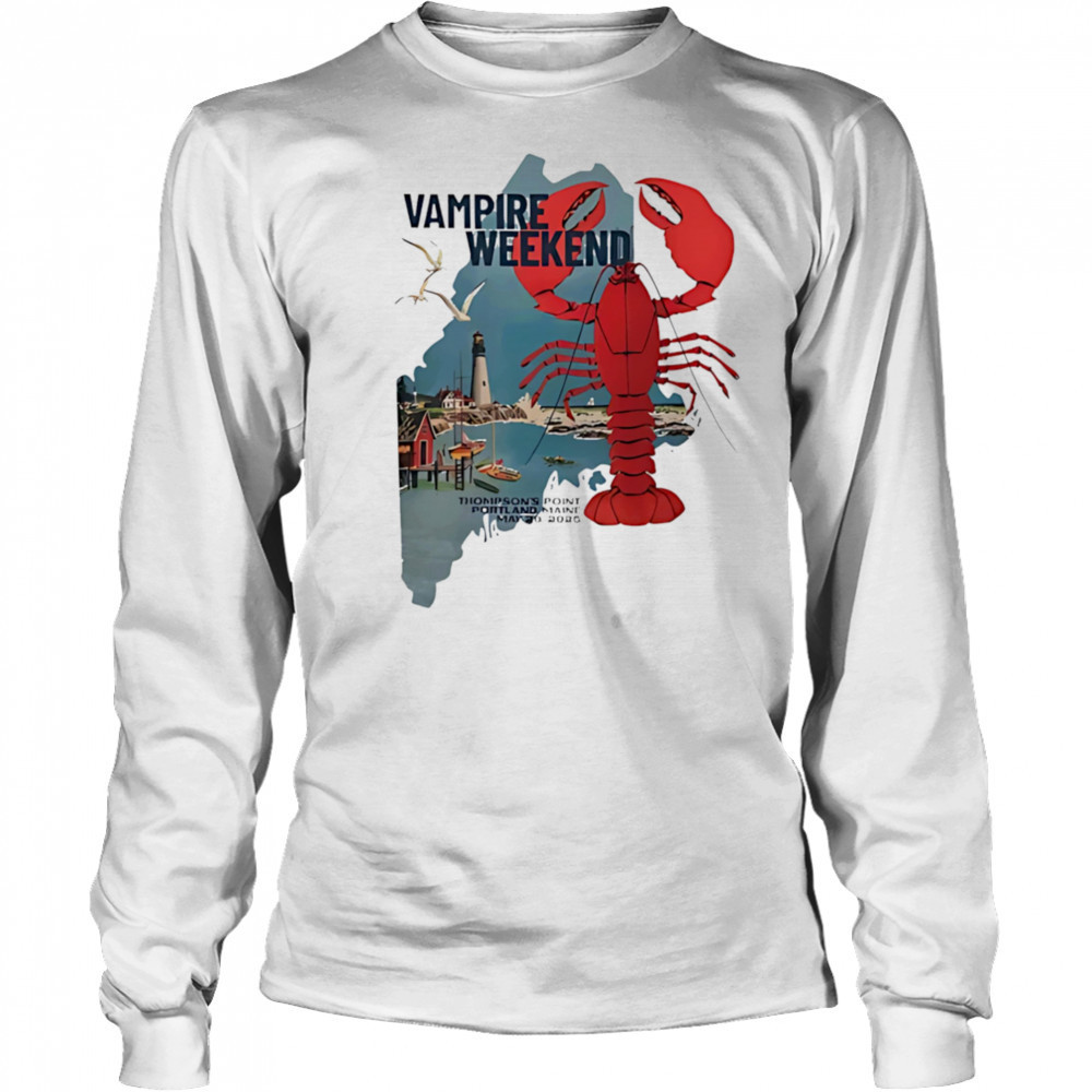 Vampire Weekend Shrimp shirt Long Sleeved