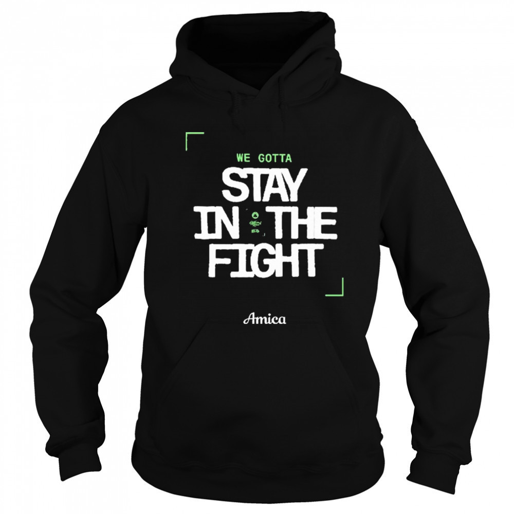 We Gotta Stay In The Fight Amica Boston Celtics t-shirt Hoodie