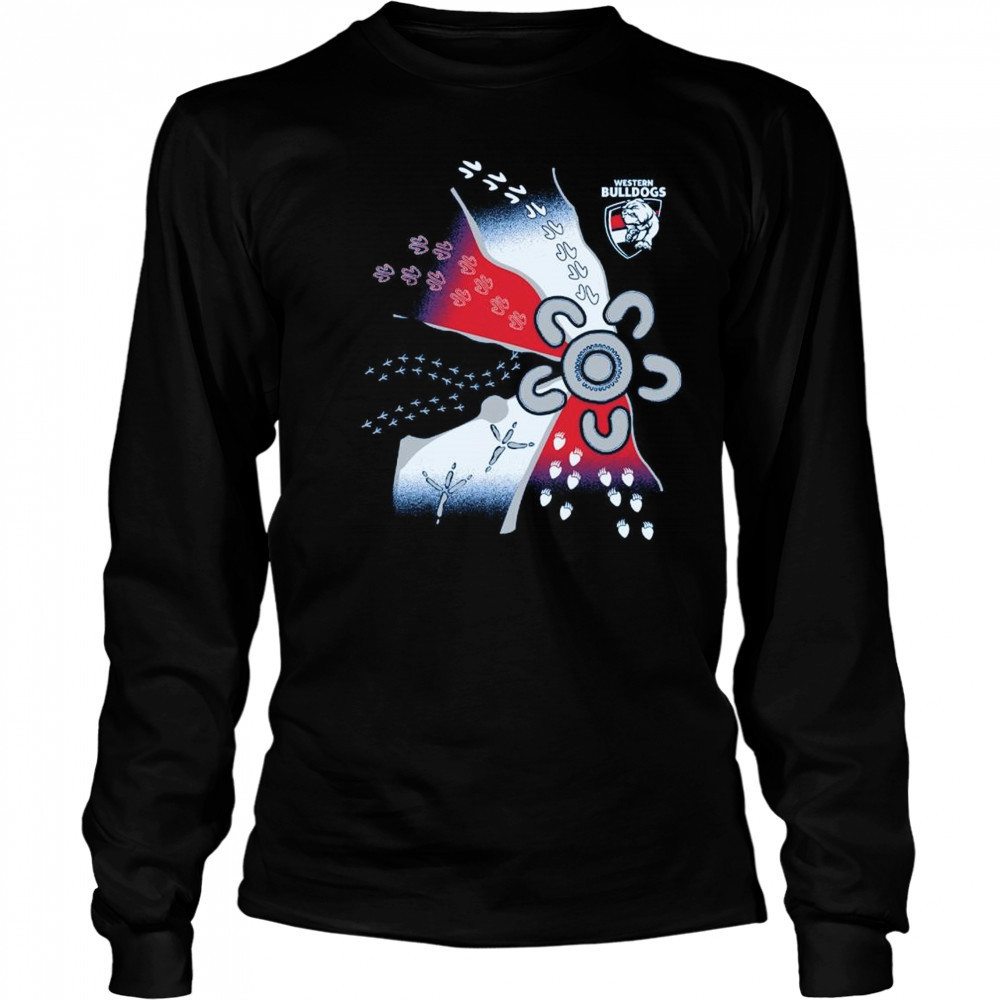 Western Bulldogs 2025 First Nations Adult Shirt Long Sleeved
