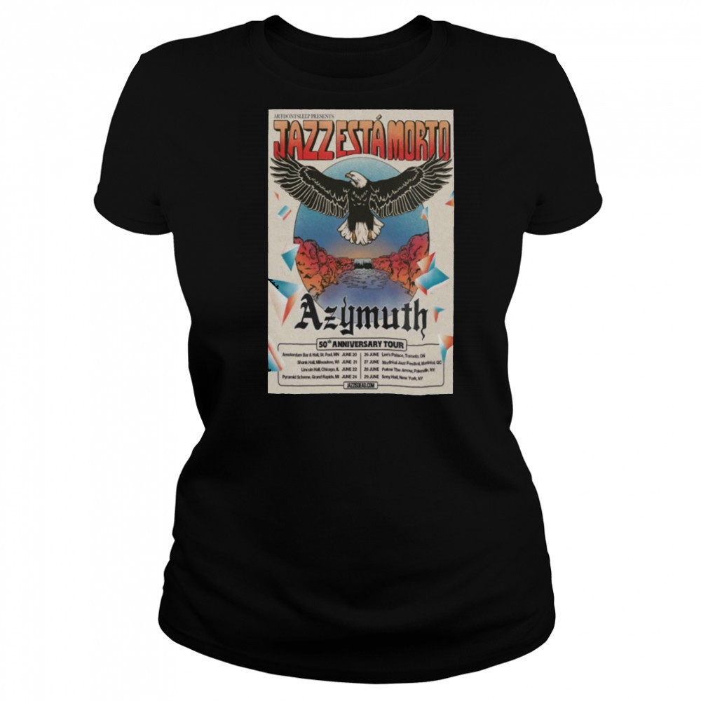 025 Azymuth 50th Anniversary Tour Poster shirt Women's T-shirt