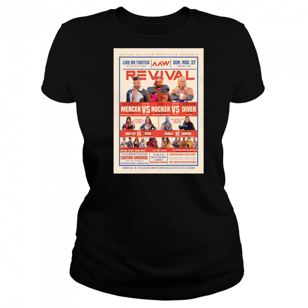 AAW Revival poster shirt Women's T-shirt