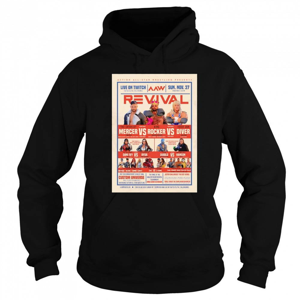 AAW Revival poster shirt Hoodie