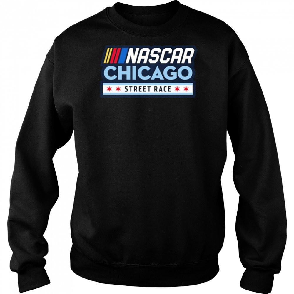 Chicago Street Race NASCAR Black Logo Shirt Sweatshirt