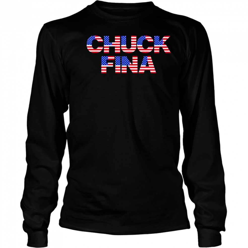 Chuck Fina US flag shirt Long Sleeved