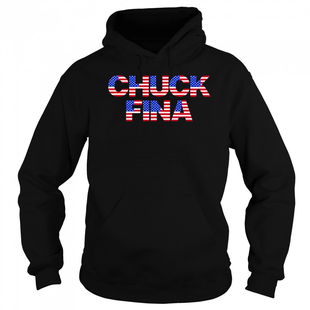 Chuck Fina US flag shirt Hoodie