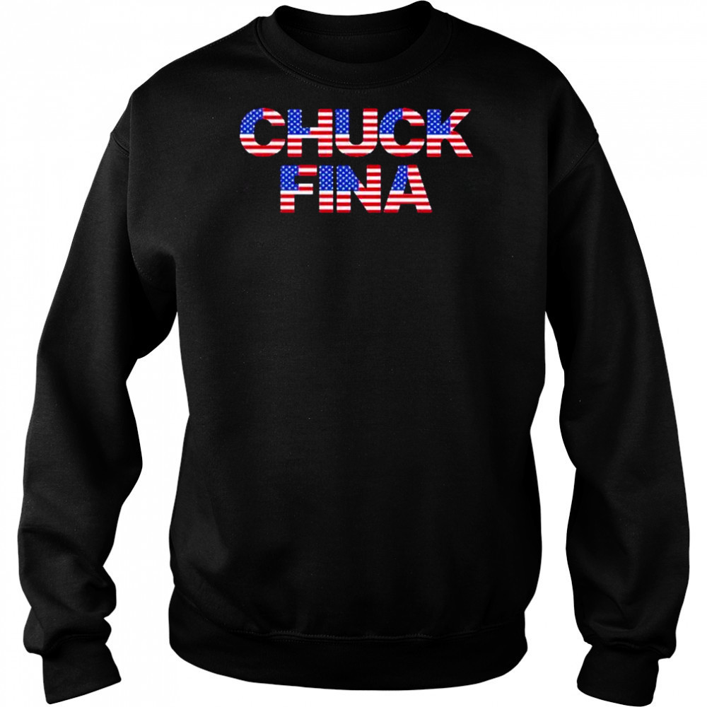 Chuck Fina US flag shirt Sweatshirt