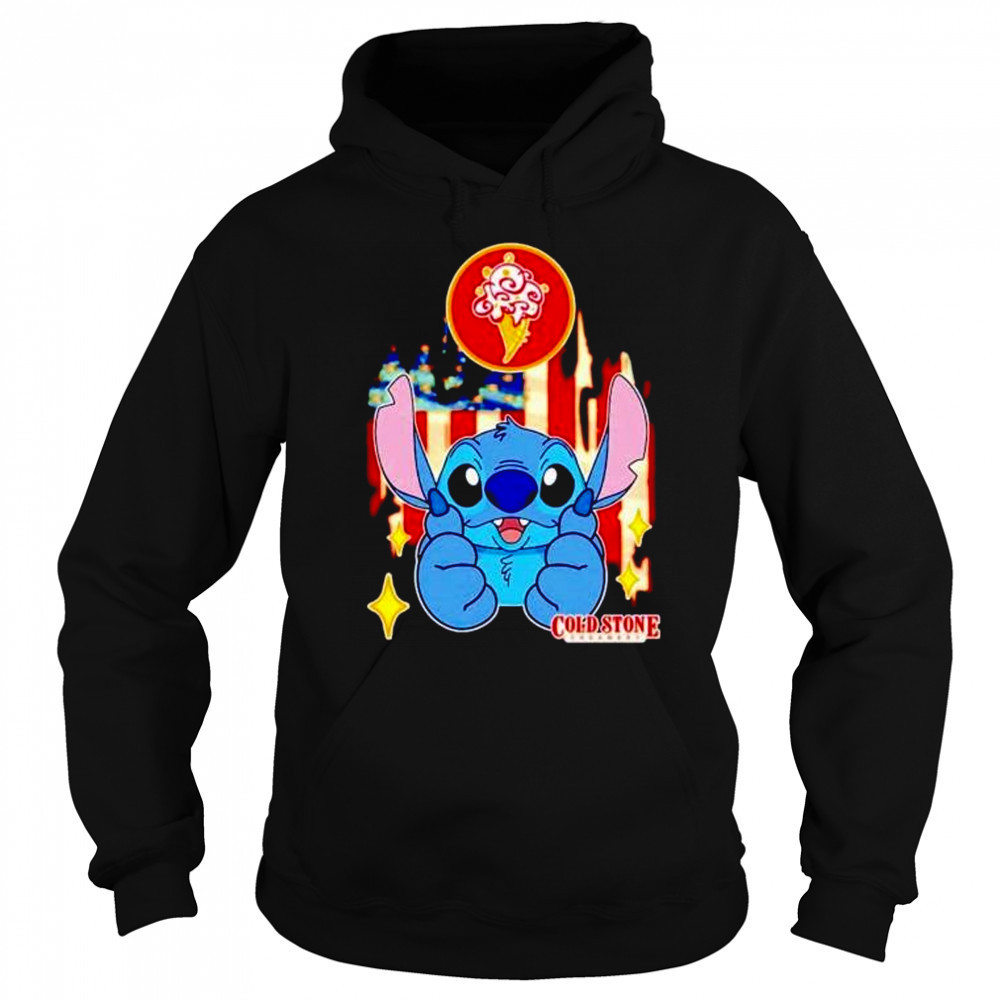 Cold Stone Stitch US flag 4th of July shirt Hoodie