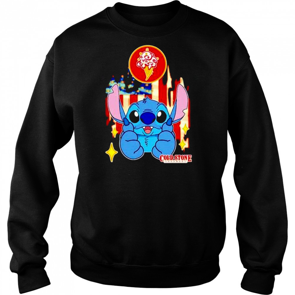 Cold Stone Stitch US flag 4th of July shirt Sweatshirt