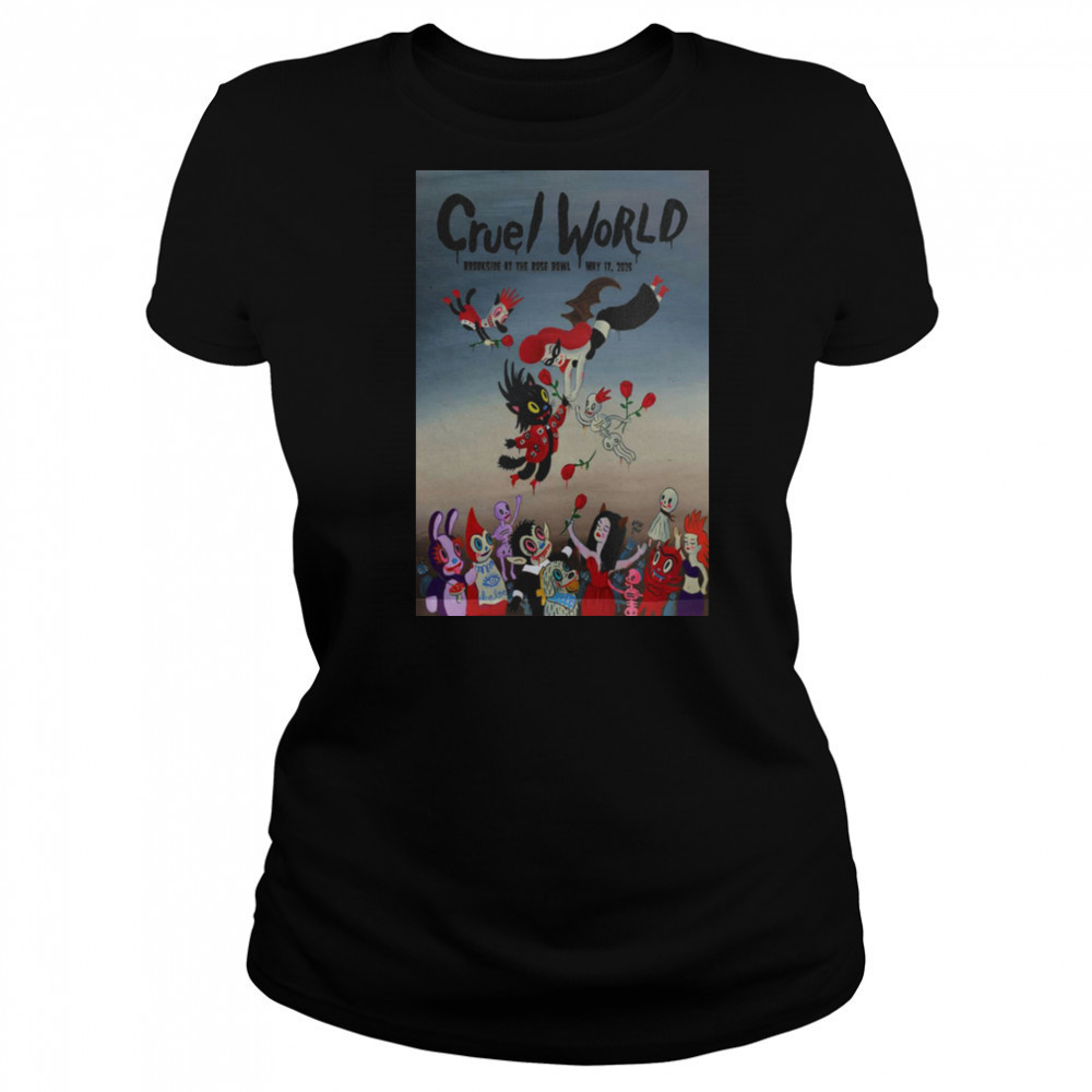 Cruel World Brookside Golf Course Pasadena CA May 17 2025 Tour Shirt Women's T-shirt