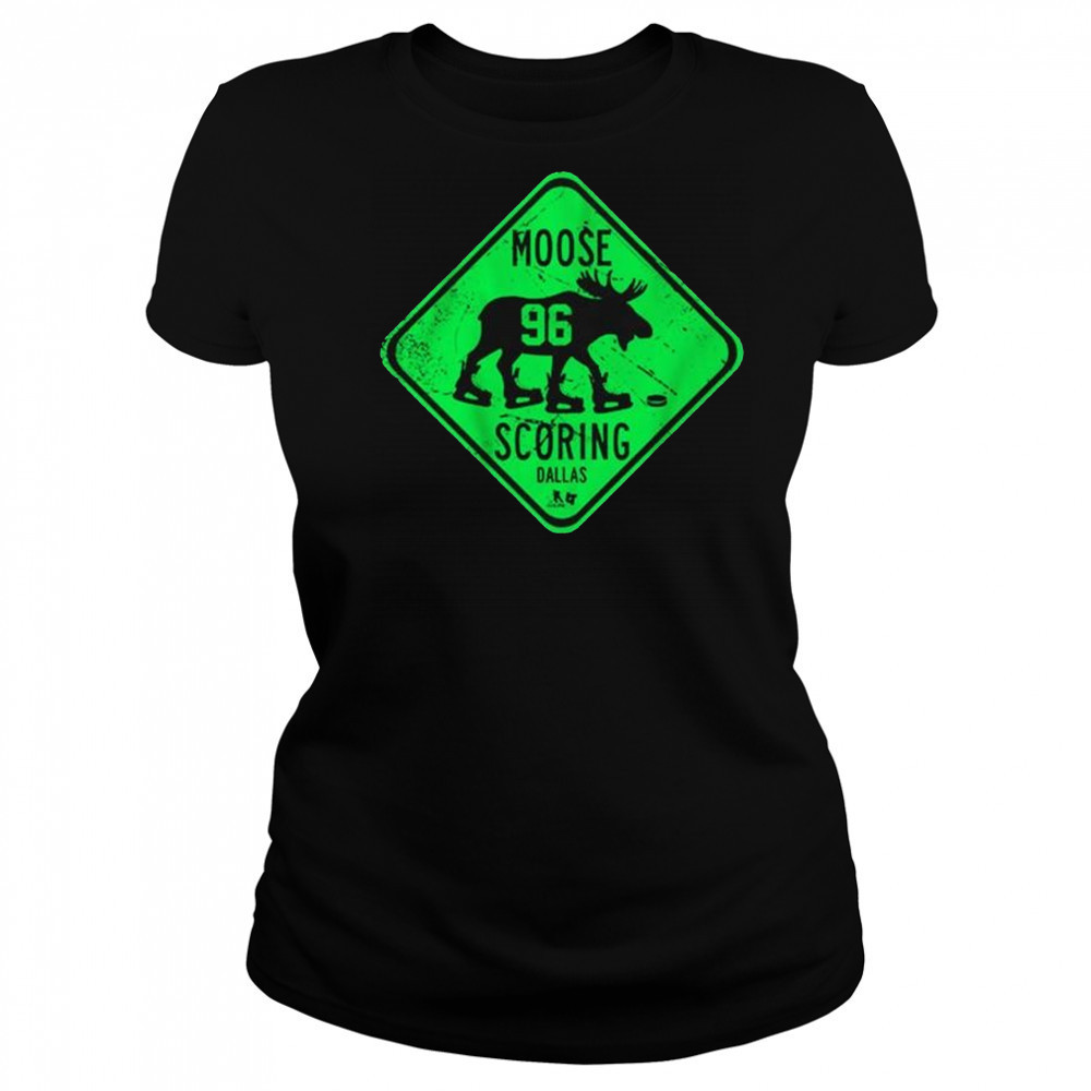 Dallas Stars Mikko Rantanen Moose Scoring Sign t-shirt Women's T-shirt