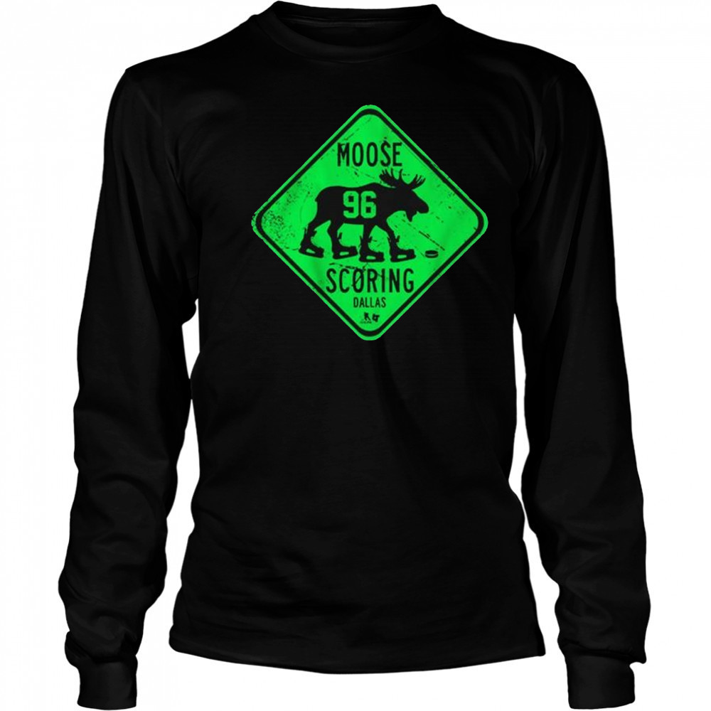 Dallas Stars Mikko Rantanen Moose Scoring Sign t-shirt Long Sleeved