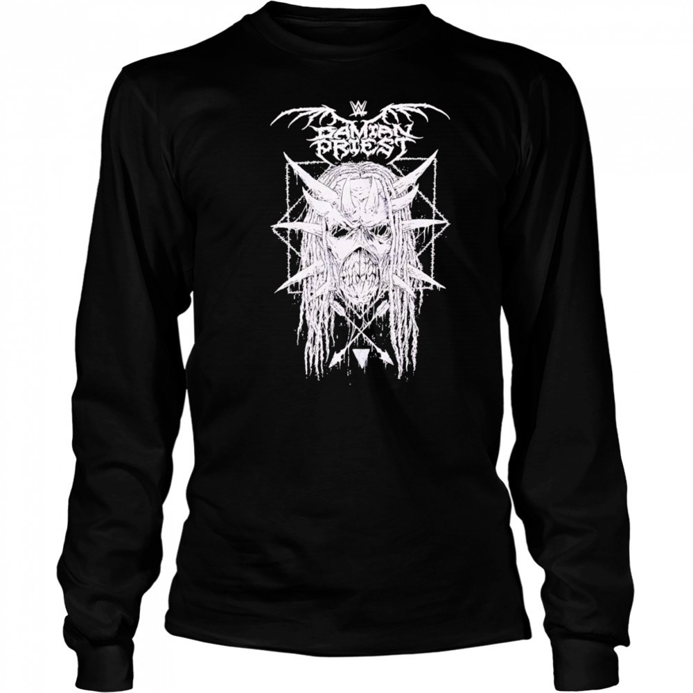 Damian Priest Horned Skull shirt Long Sleeved