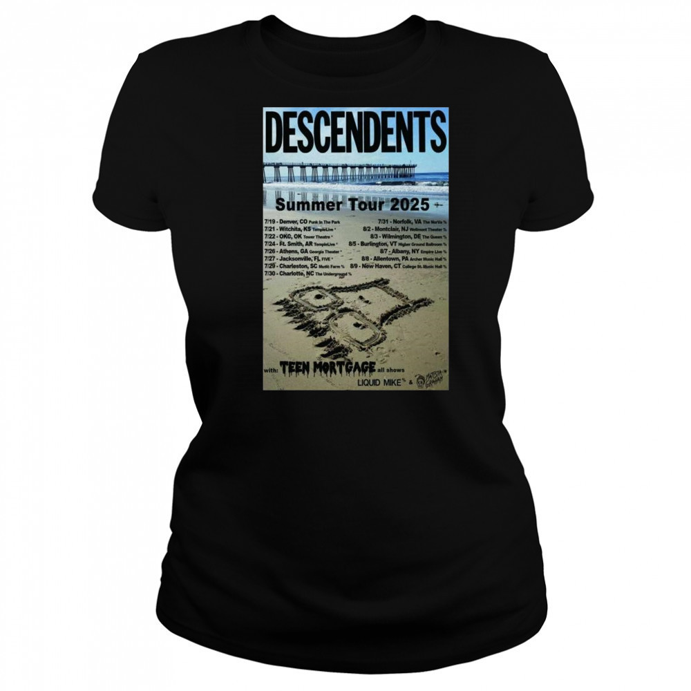 Descendents Summer Tour 2025 with Teen Mortgage t-shirt Women's T-shirt