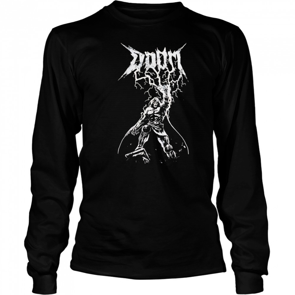 Dr Doom Metal shirt Long Sleeved