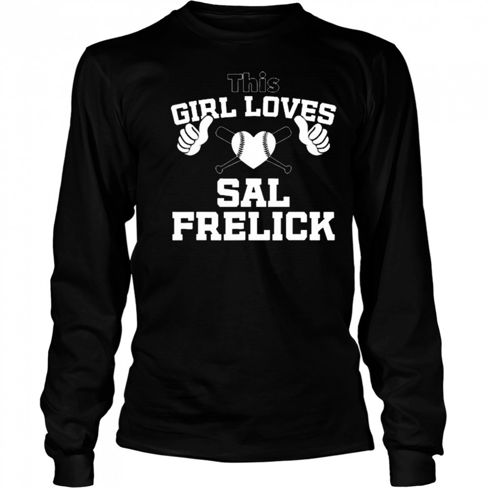 Ella Vancuyk Wearing This Girl Loves Sal Frelick Milwaukee Brewers t-shirt Long Sleeved