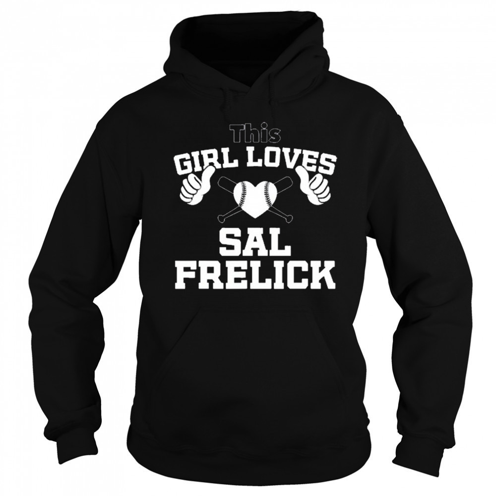 Ella Vancuyk Wearing This Girl Loves Sal Frelick Milwaukee Brewers t-shirt Hoodie