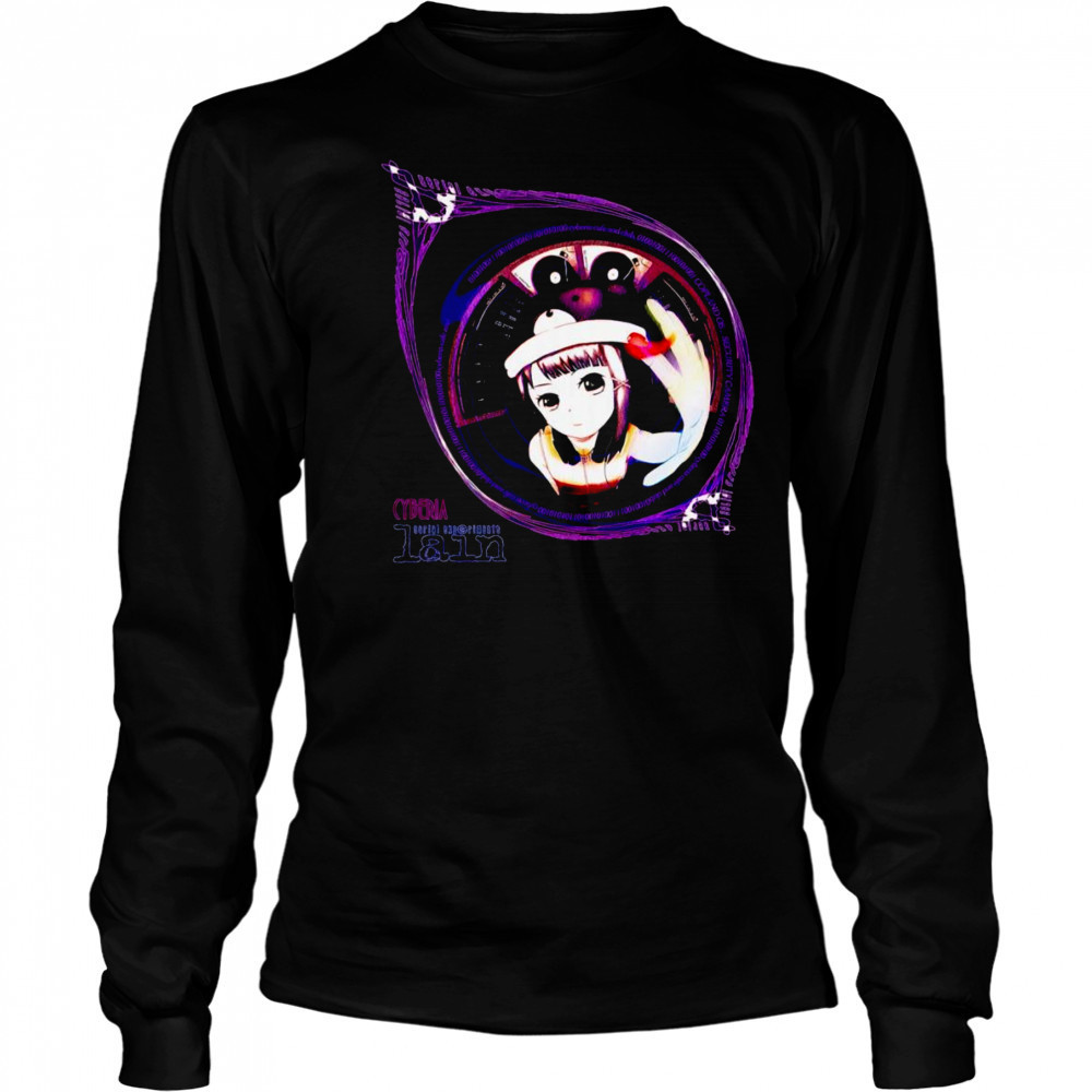 Fisheye Cyberia Serial Experiments Lain shirt Long Sleeved