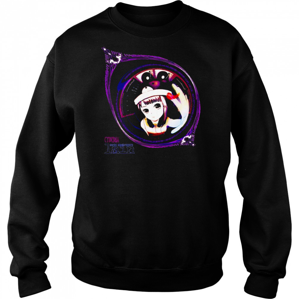 Fisheye Cyberia Serial Experiments Lain shirt Sweatshirt