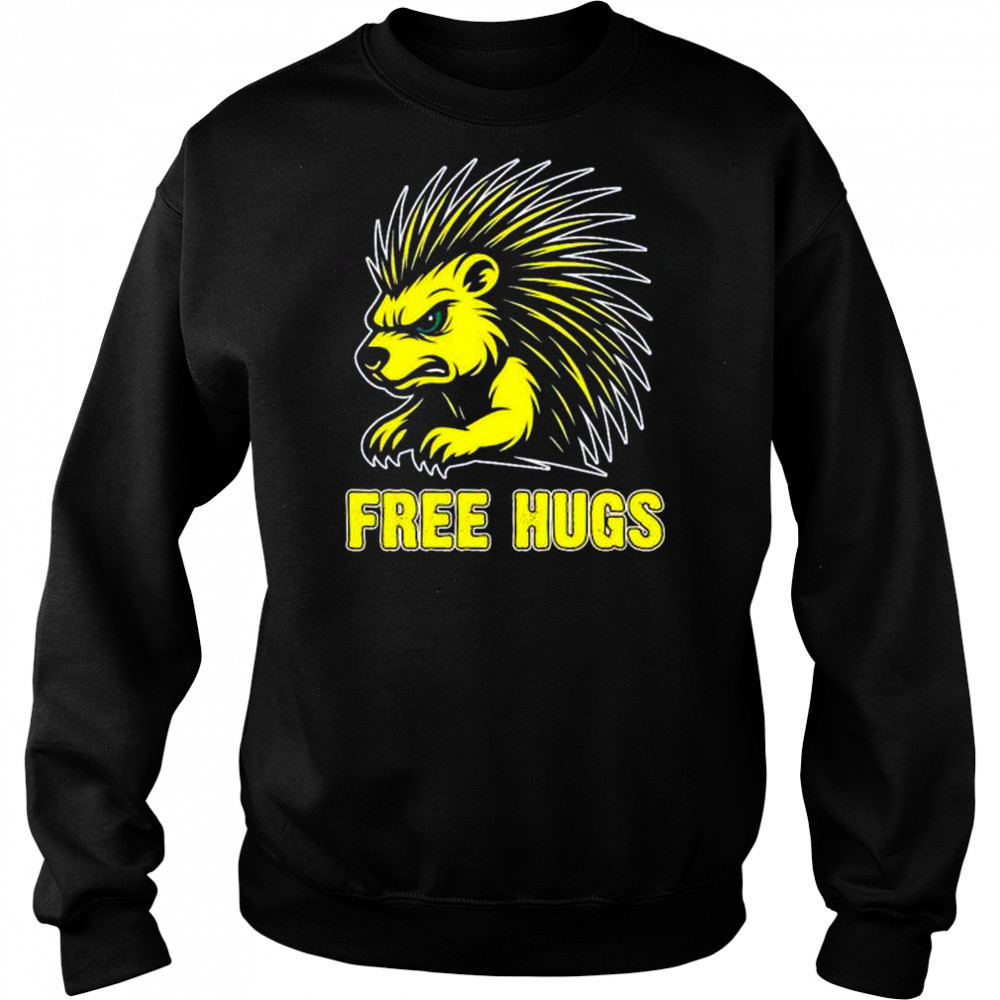 Free hugs libertarian porcupine shirt Sweatshirt
