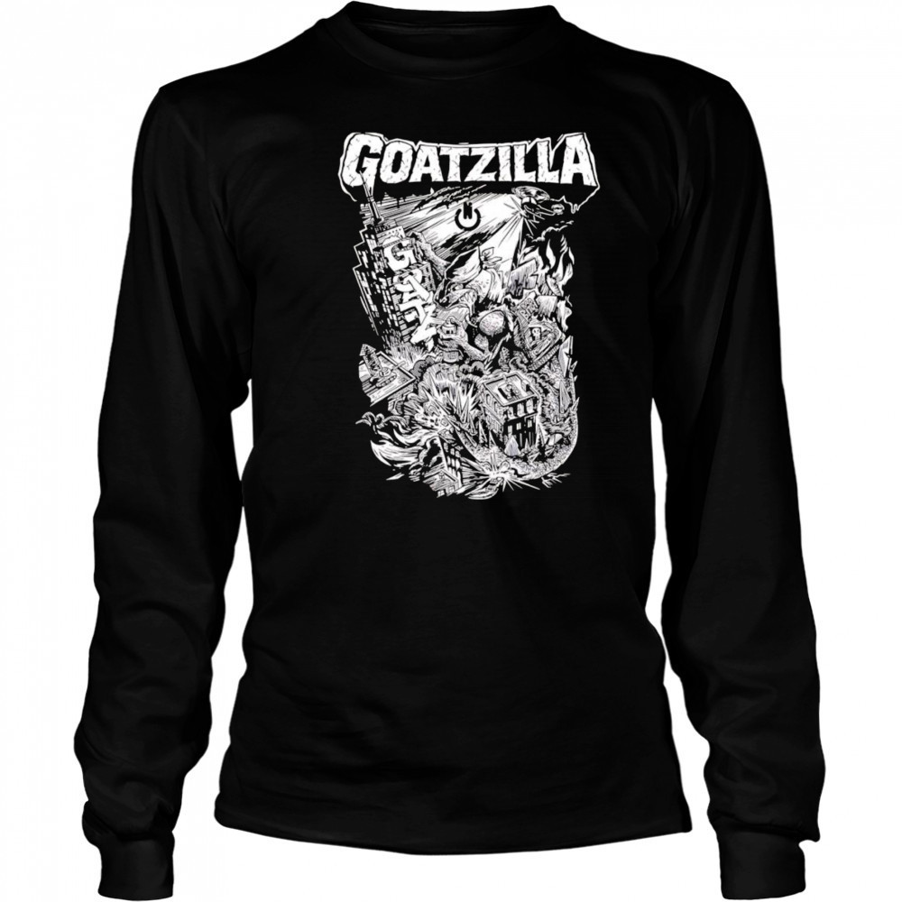 Goatzilla Punk Kaiju shirt Long Sleeved