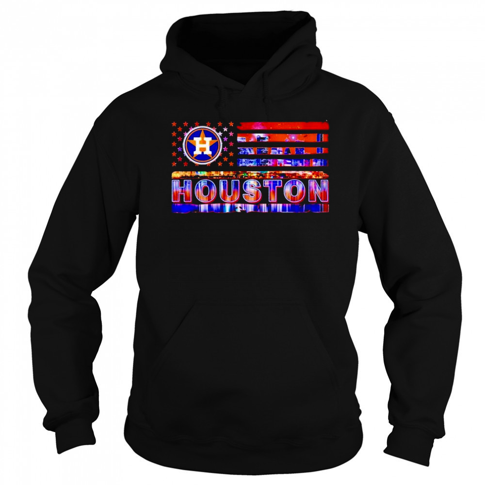 Houston Astros US flag city shirt Hoodie