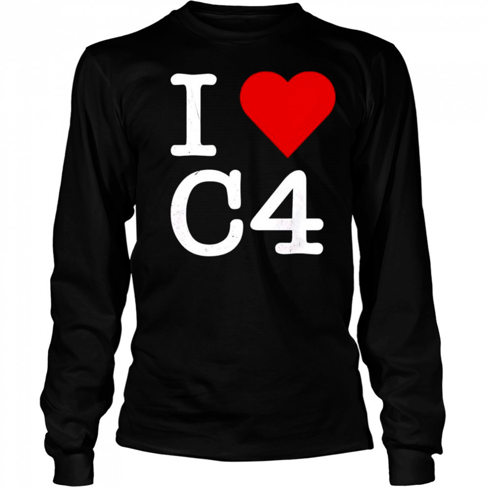 I Love C4 shirt Long Sleeved