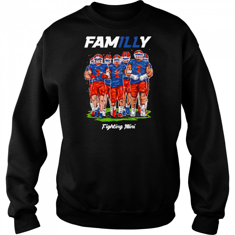 Illini FamILLy Hand Sketched shirt Sweatshirt