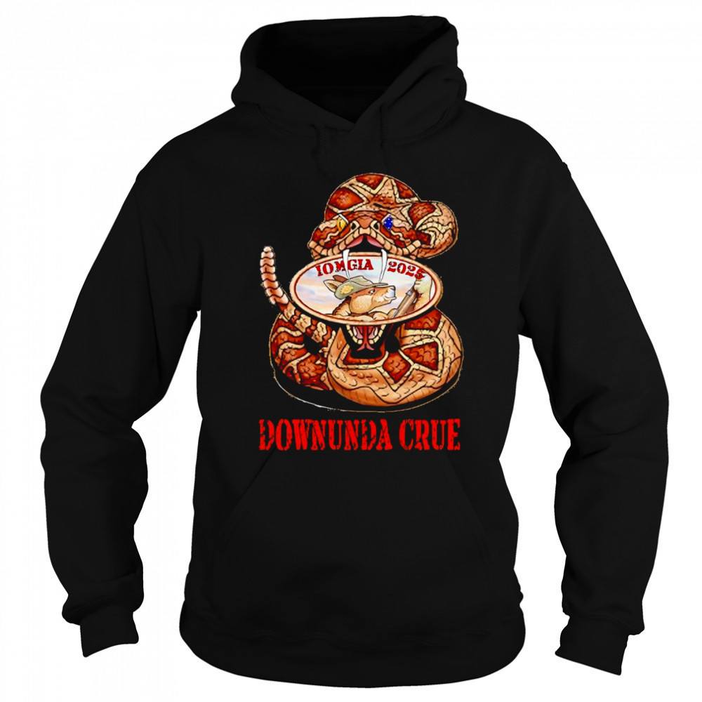 Iomgia 2025 Downunda Crue shirt Hoodie