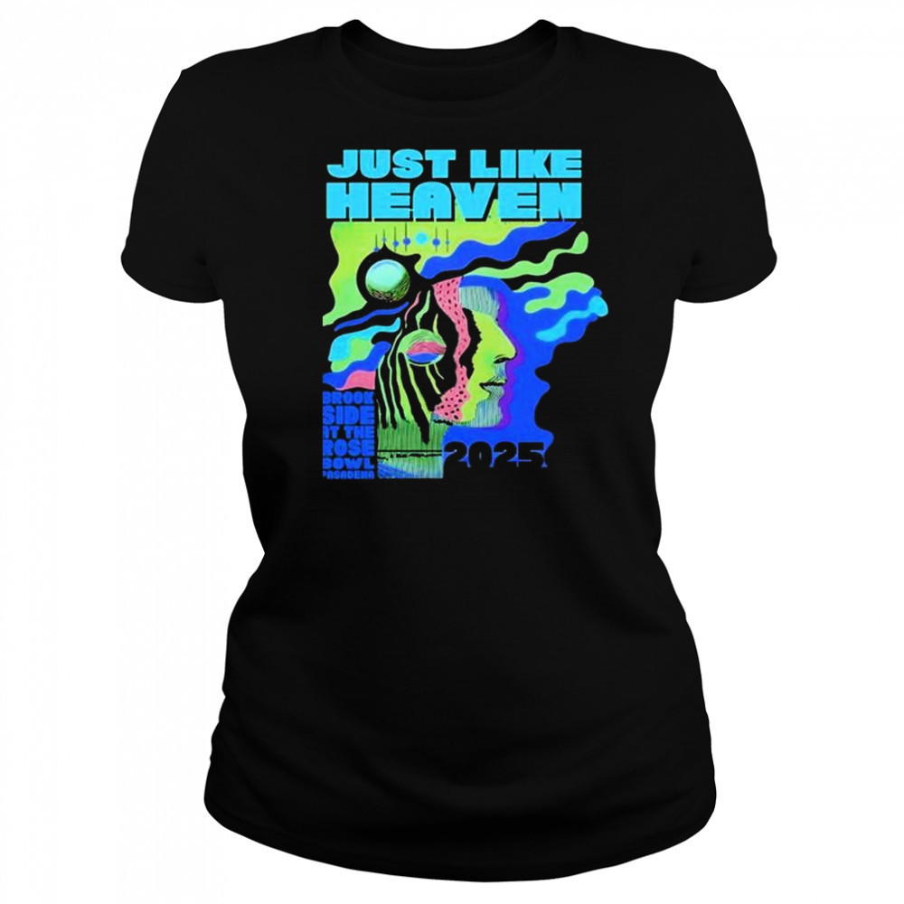 Just Like Heaven Time & Space Lineup Brookside At The Rose Bowl Pasadena 2025 t-shirt Women's T-shirt