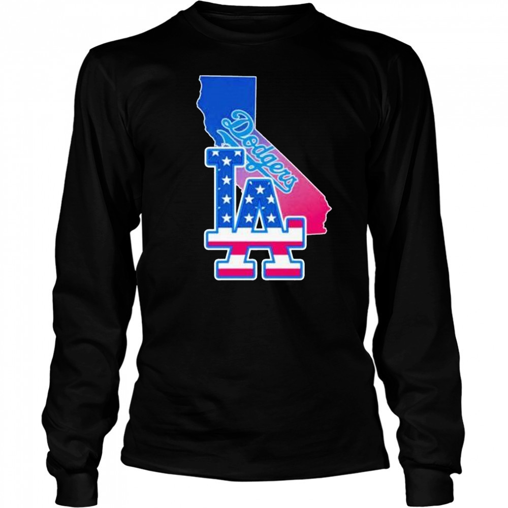 Los Angeles state sports LA Dodgers shirt Long Sleeved