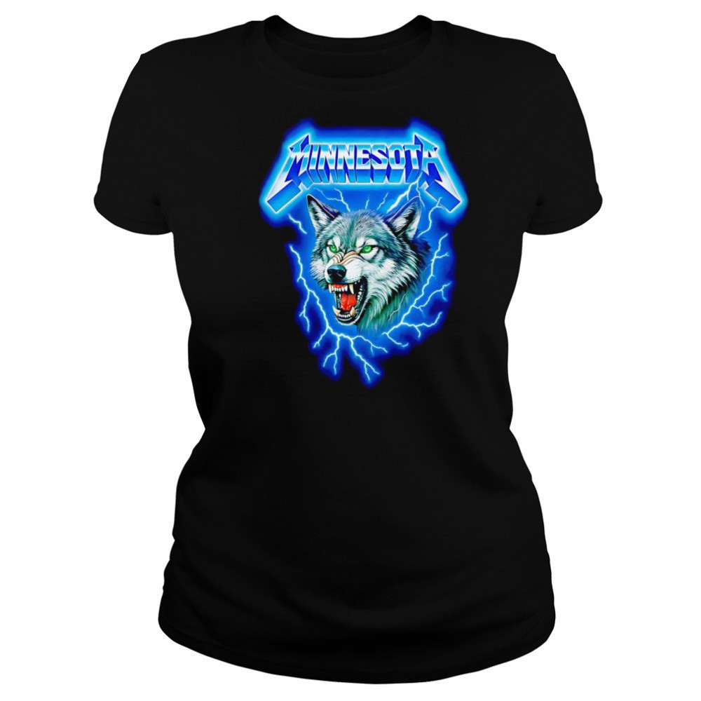 Minnesota lightning wolf shirt Women's T-shirt